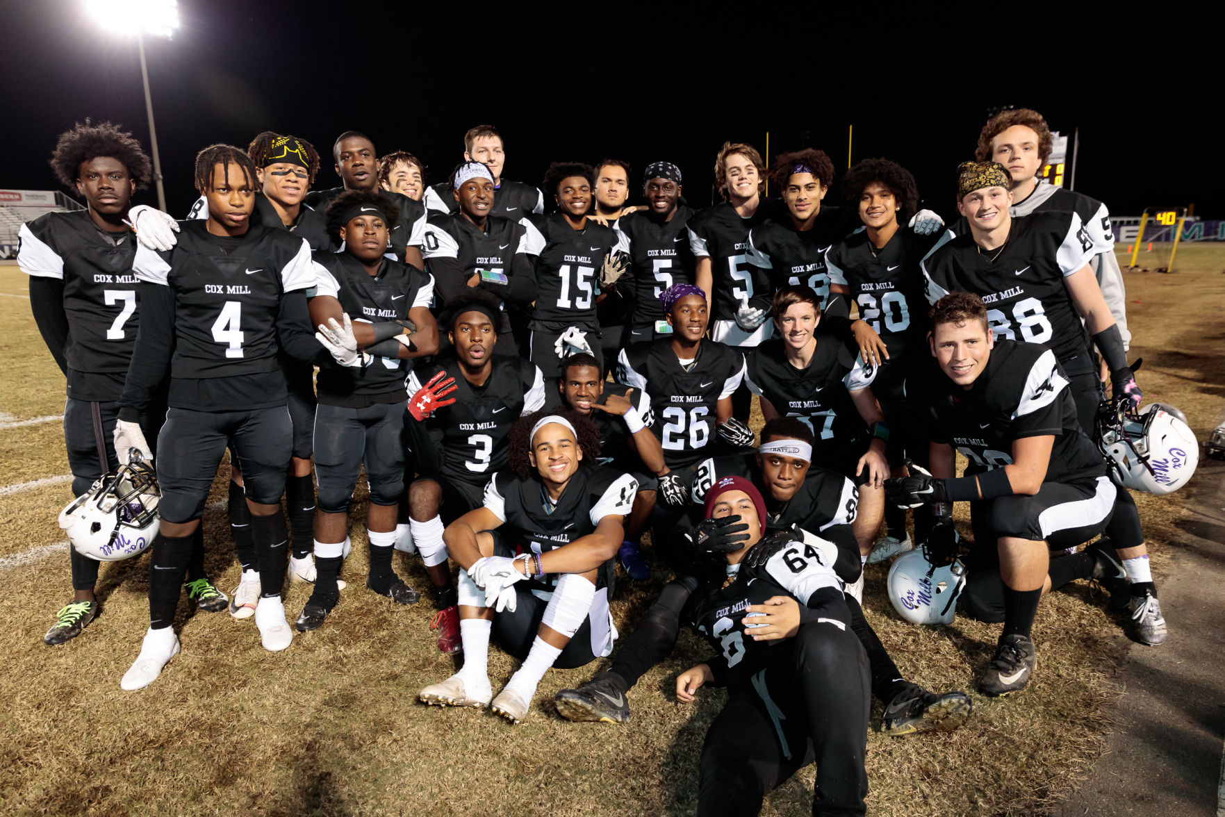 Cox Mill defeats Central Cabarrus 31-6 on Senior Night.